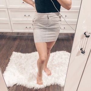 Pin stripe skirt